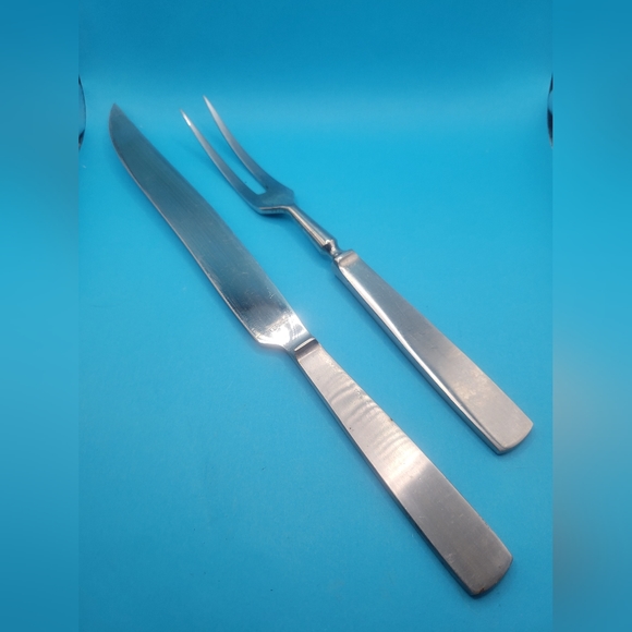 Vintage Vernco MCM Carving Set - Picture 1 of 5